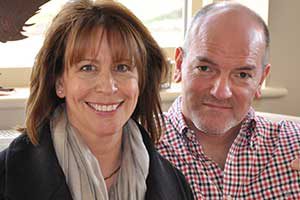 Chris and Ruth Peake, owners of CJP Cotswold Tours
