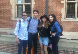 Henry and friends, graduates at Cambridge, after their tour