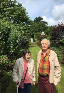 David and Valarie at Hidcote Manor Gardens