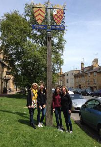 Abra and friends in Chipping Campden